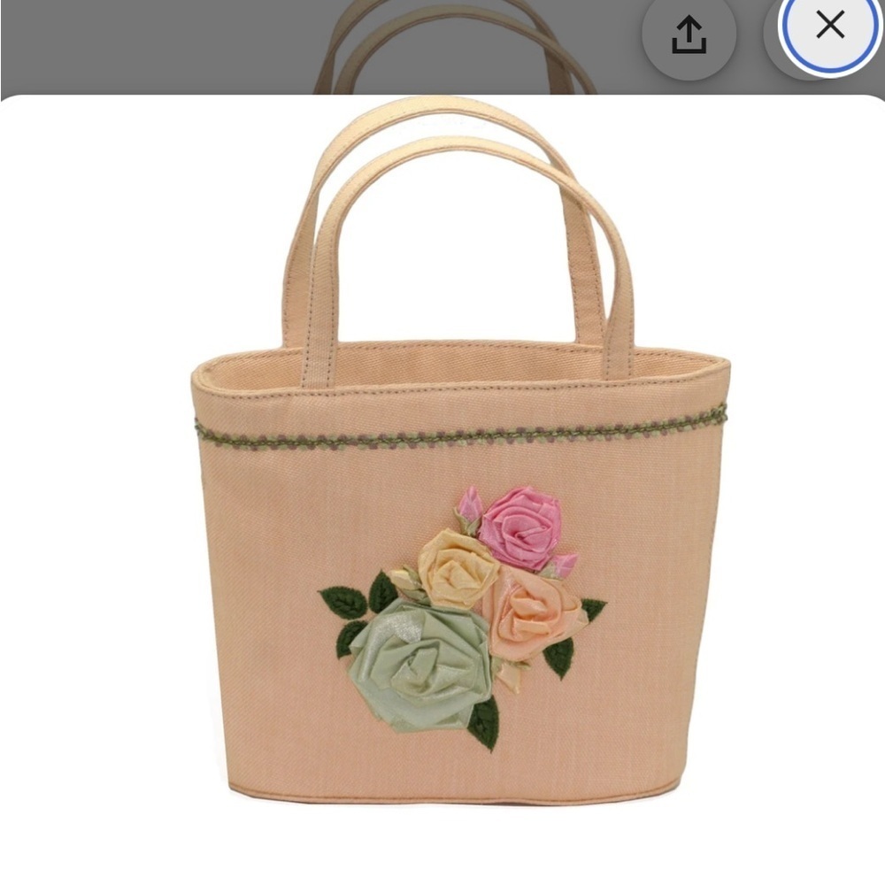 1990 Moschino Floral Bucket Bag